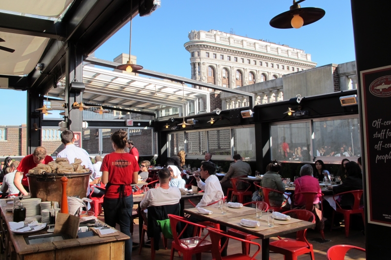 La Birreria is open year-round with a glass-enclosed roof and is the highest brewery in New York