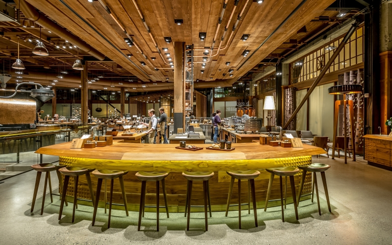 Starbucks Roastery, Capitol Hill Neighborhood of Seattle