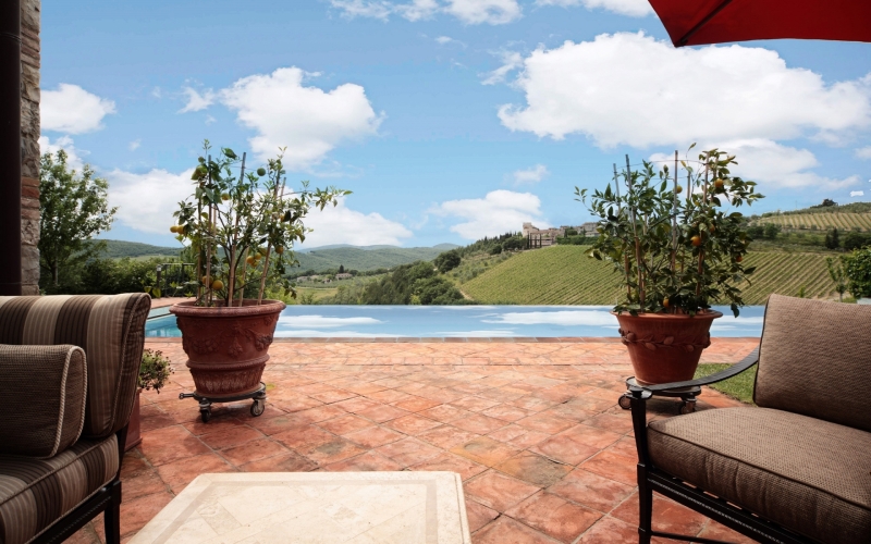 Italian Villa Rental, La Veduta di Vertine, Magnificent Tuscan Farmhouse near Siena